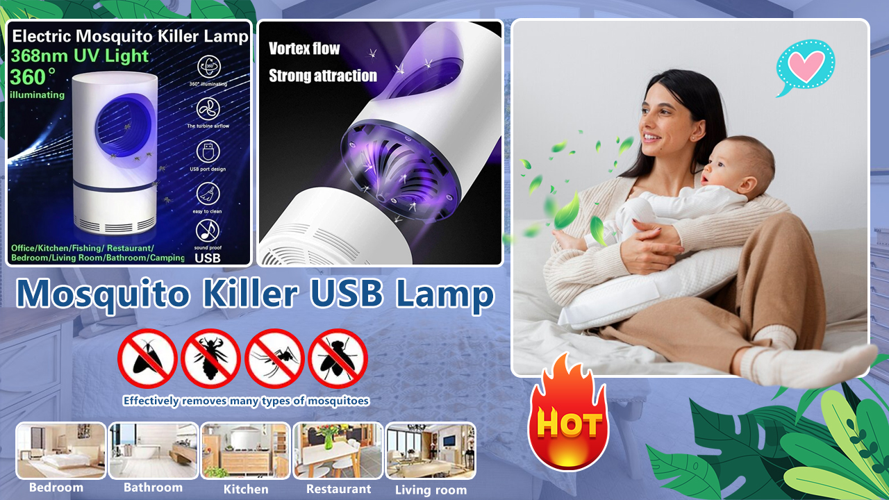Lámpara USB antimosquitos