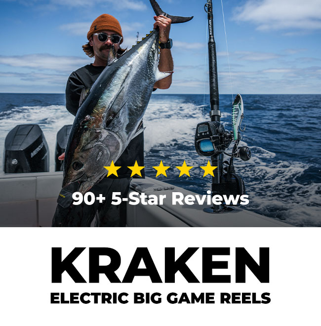 Kraken Electric Big Game Reels